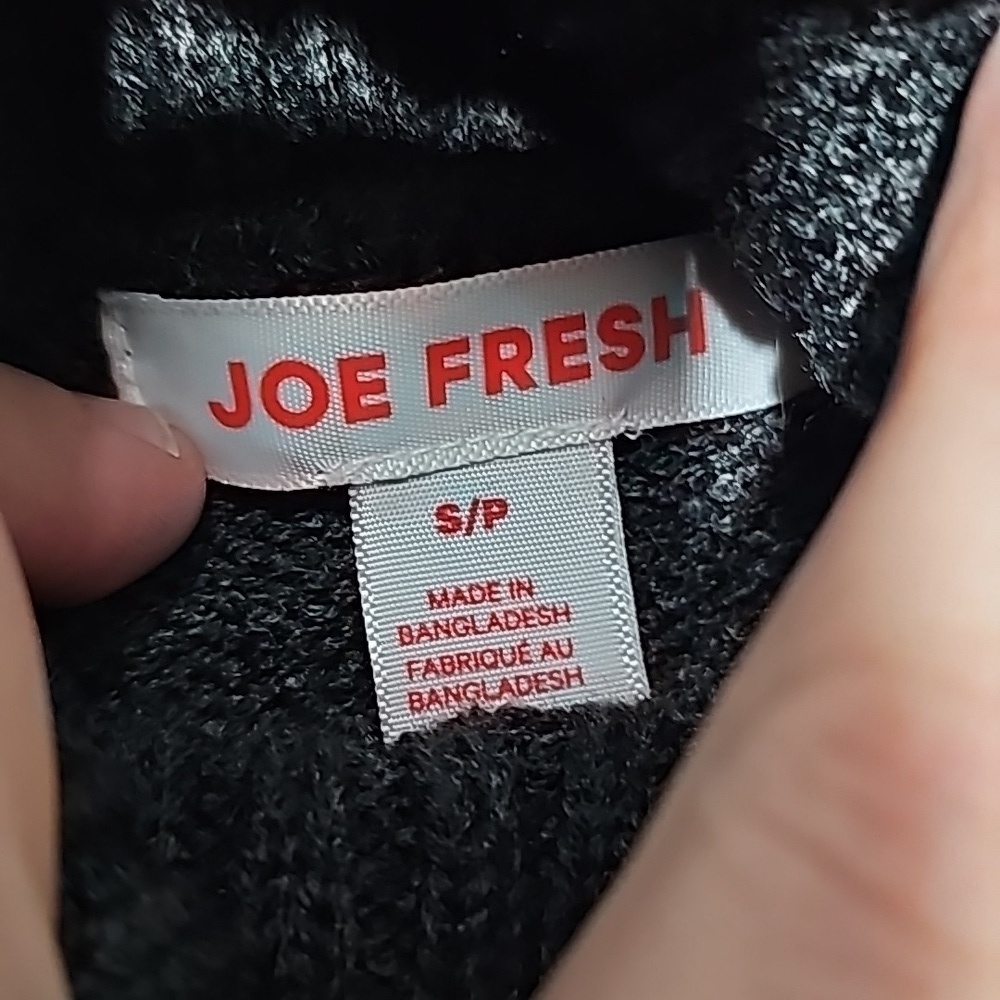 Joe Fresh small charcoal turtleneck sweater - Picture 6 of 7